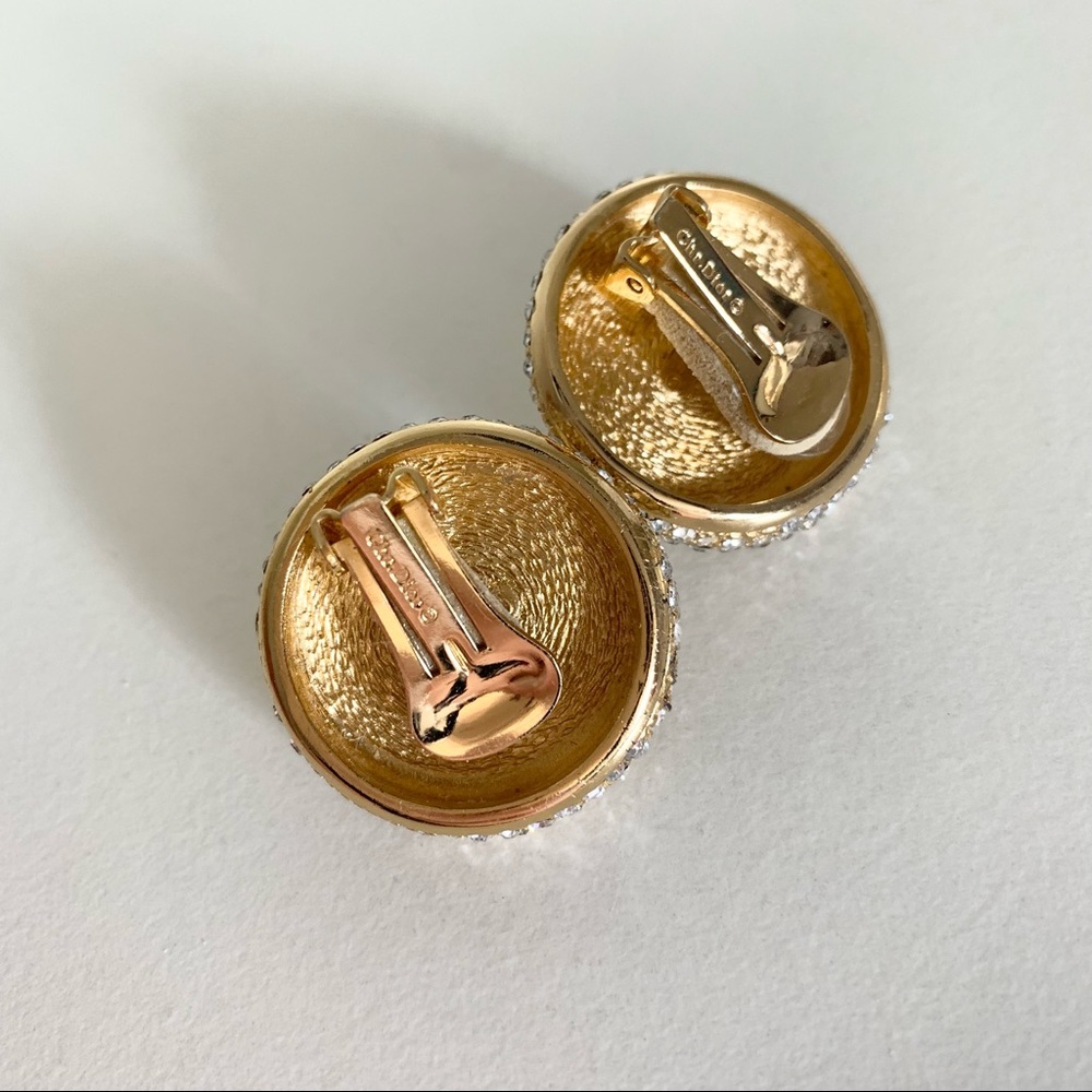 Hold Vintage Dior Large pearl earrings - Picture 2 of 13